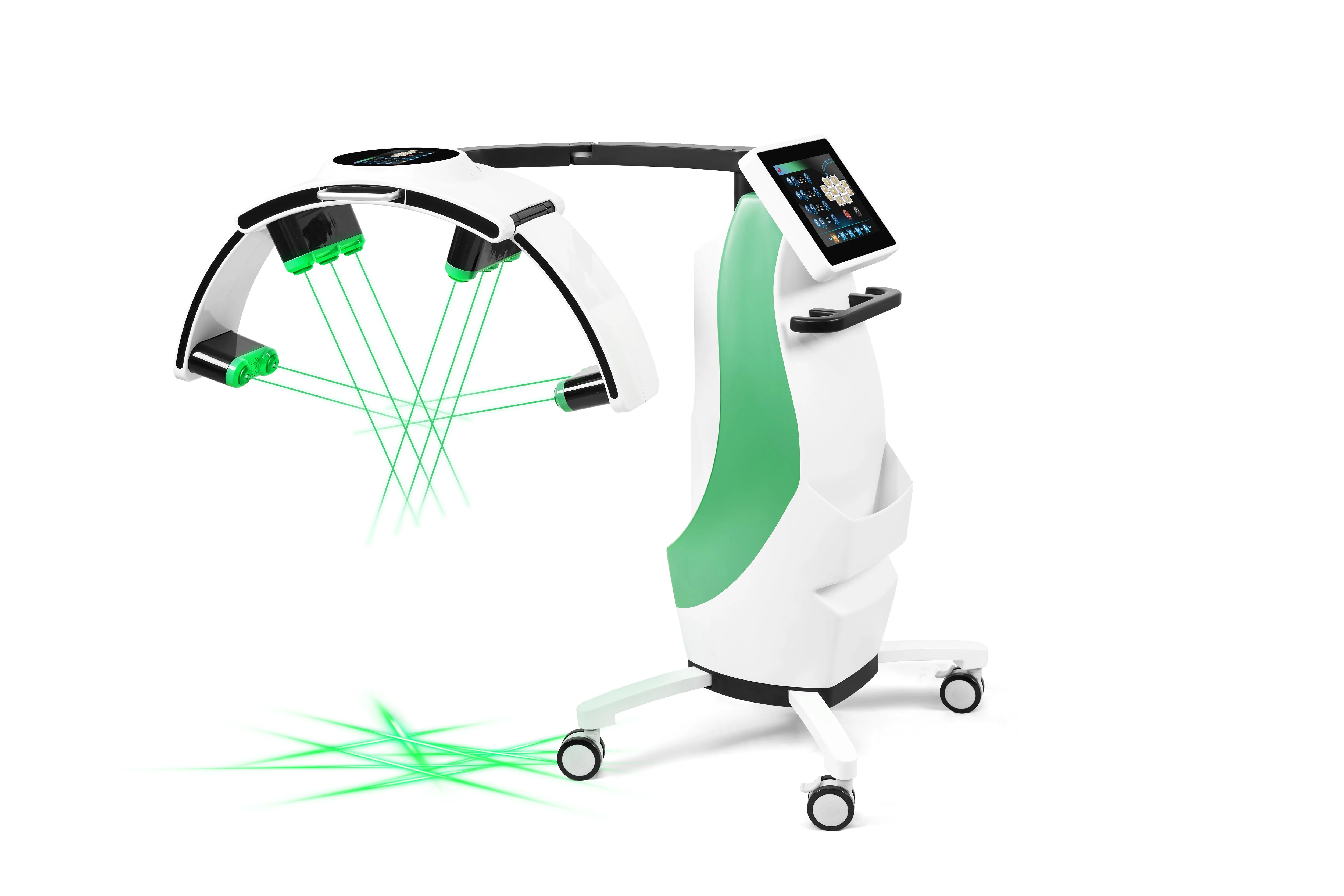 Hot ！！10D laser 532nm green and red light fat reduction machine image 3