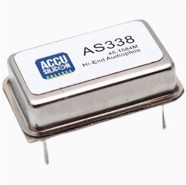 Original Accusilicon AS338 Ultra High Precision Low Phase Dryness Low Jitter Hi-End Audio Crystal 45.1584MHz 49.1520MHz