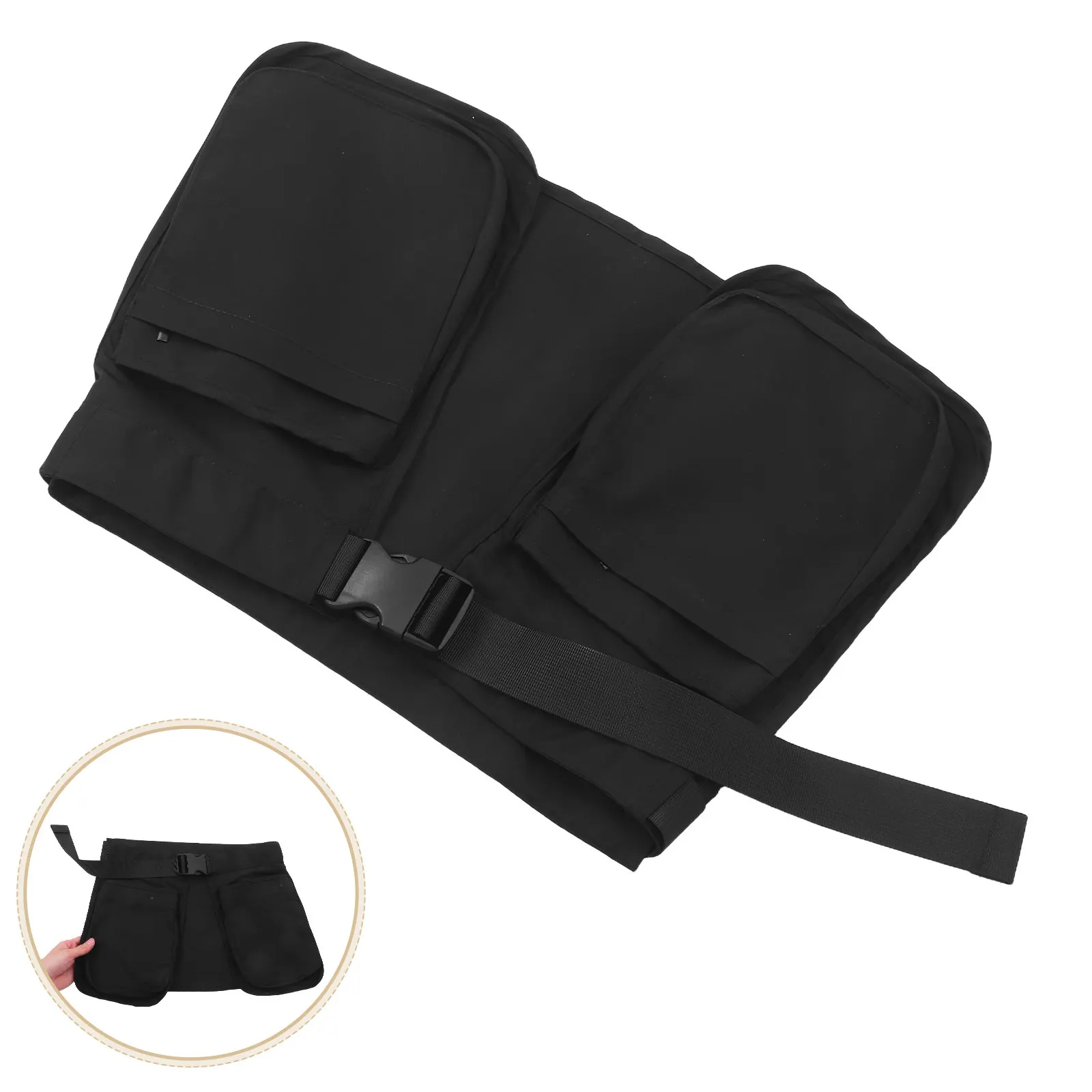 

Outdoor Waist Bag Lightweight Adjustable Sports Fanny Pack For Running Hiking Cycling Travel Black Unisex Waistpack