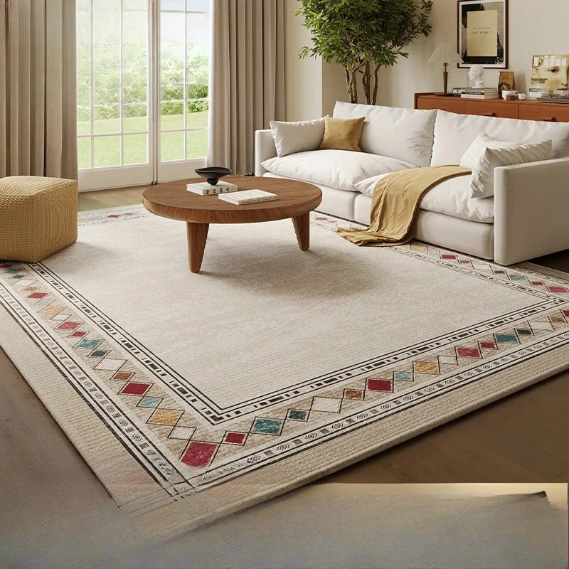 

Premium light luxury French style, bedroom bedside sofa short velvet carpet