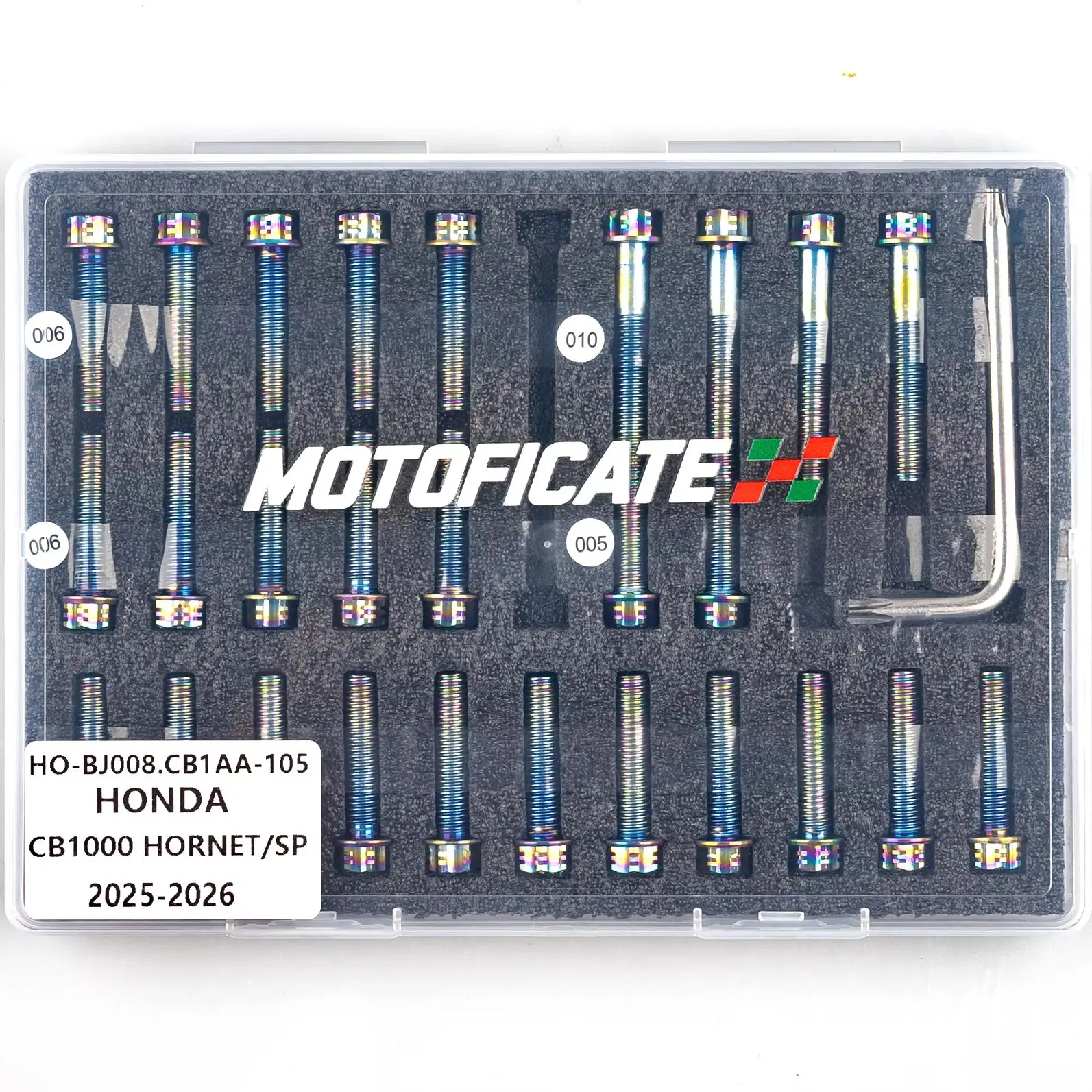 For CB1000 HORNET/CB1000 HORNET SP Case Screws Set Stainless Steel Engine Cover Bolt Kit
