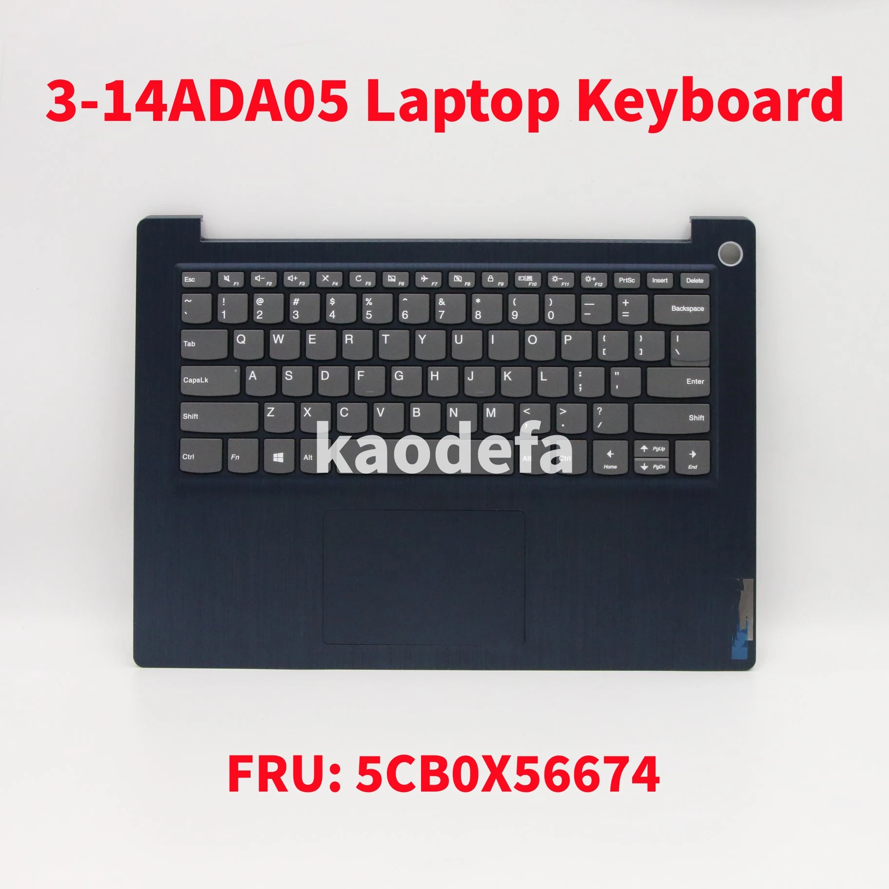 For Lenovo ideapad  3-14ADA05 / 3-14ARE05 / 3-14IIL05 Laptop Keyboard FRU: 5CB0X56674