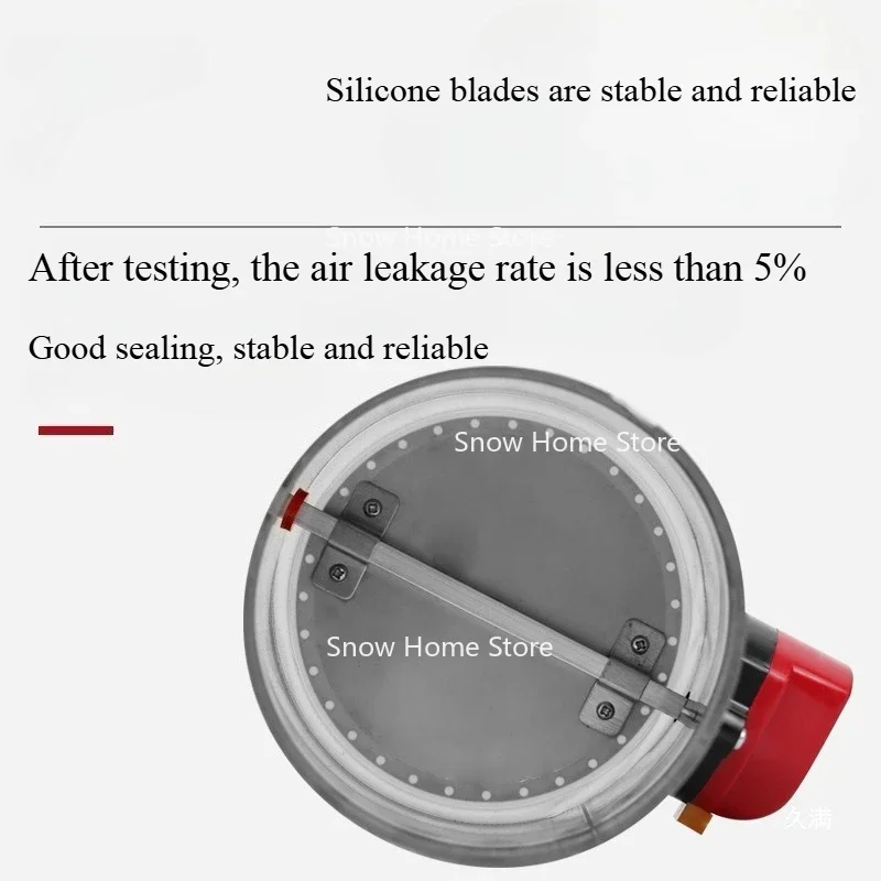 220V/12V/24V Stainless Steel 201 Motorized Damper Solenoid Valve 4/5/6/8 Inch Air Duct Vent 63/76/80/100/125/150/200/250 Mm