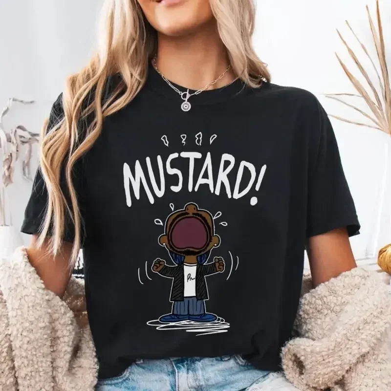 Kendrick Lamar Mustard Meme T Shirt Fíull Size S 5XL