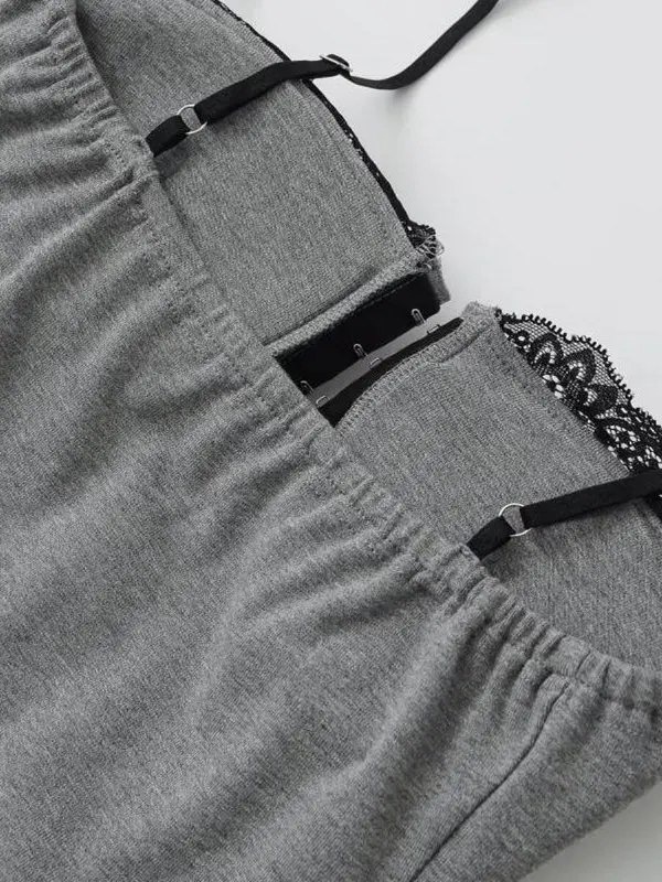 섹시한 레이스 숏 스트랩 크롭탑 단색 배색 헤비 버튼 패드 브라렛 트렌디 이너웨어 여성 여름 패션