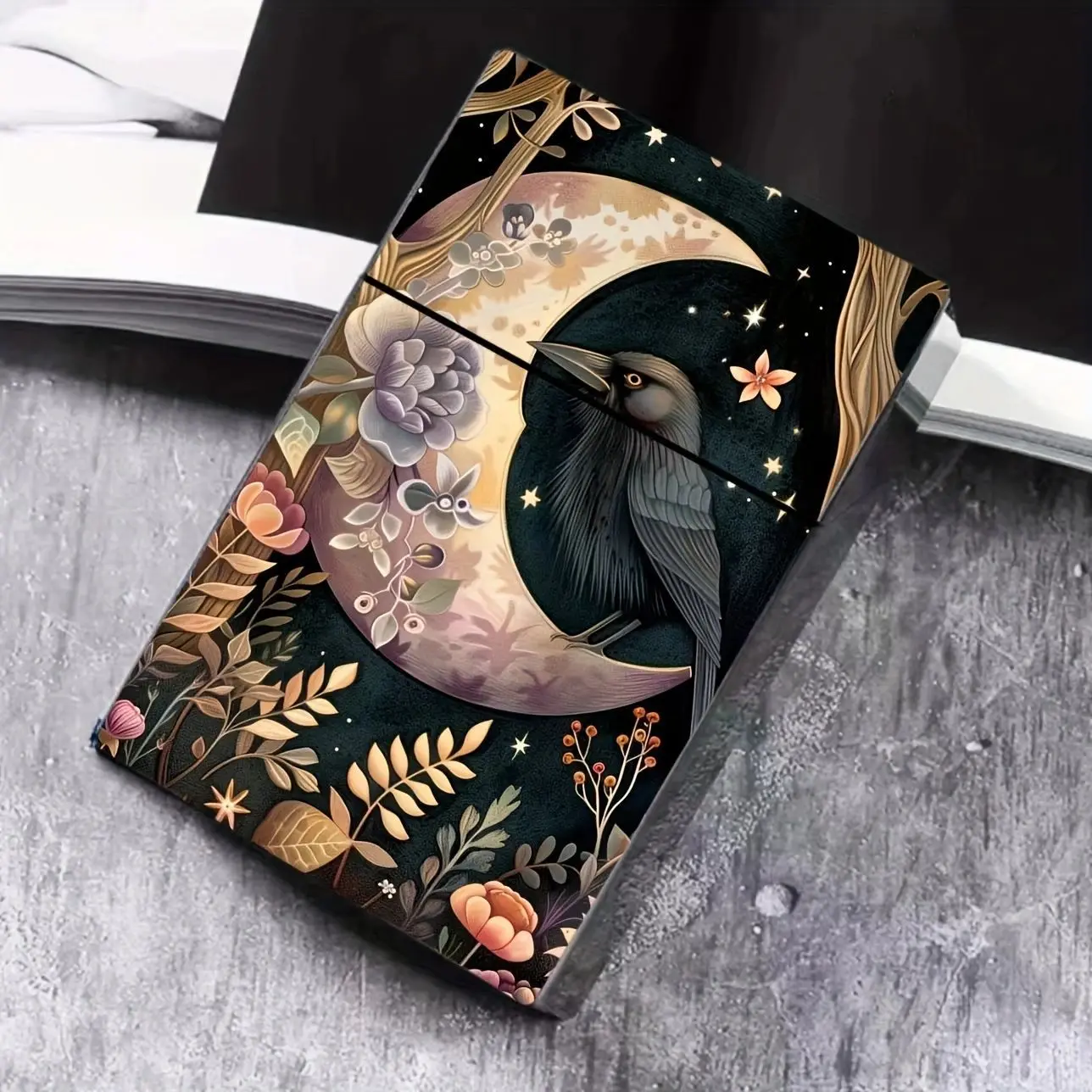 Personalized Plastic Cigarette Box, Artistic Animal Color Printing, Creative Trendy Atmosphere, Press Pop Lid Cigarette Box