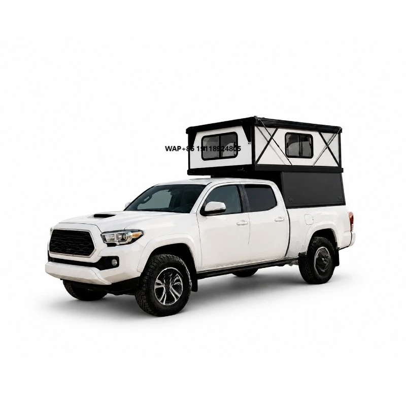 Fishing Camping Pop up Camper for Hilux D Max Navara Aluminum Fiberglass Body