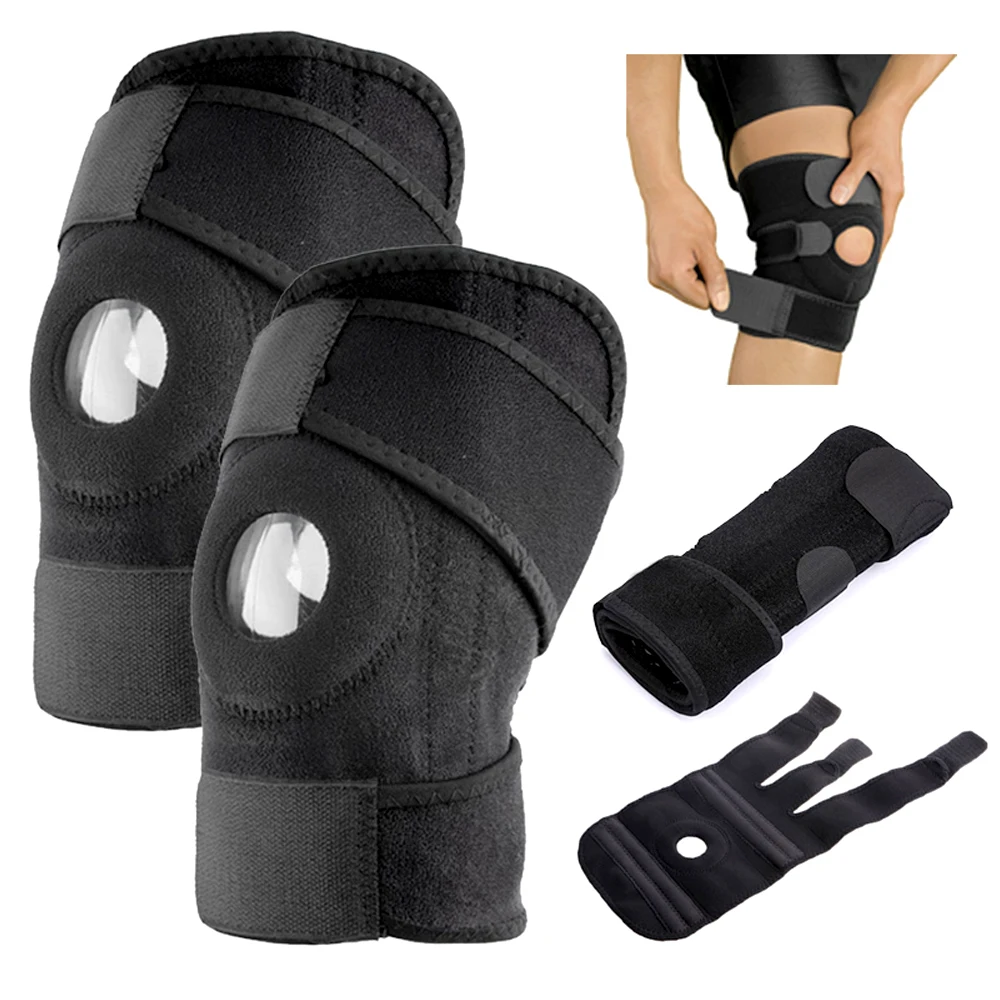 1PC Adjustable Compression Knee Brace Joint Support for Meniscus Injuries,Arthritis Relief,Weightlifting,Crossfit,Workout,Sports