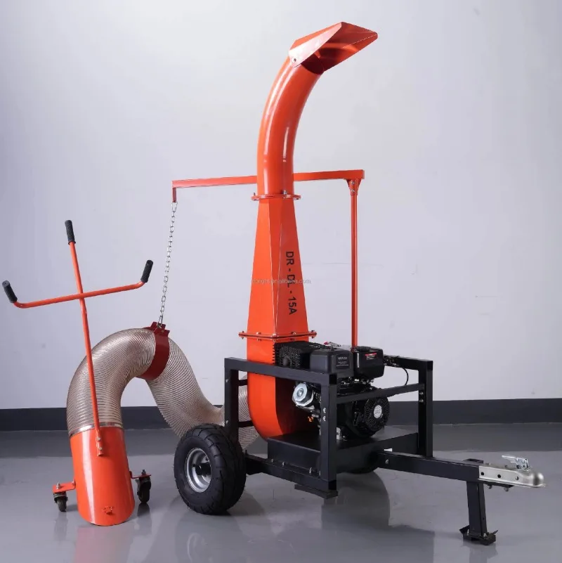 15HP oline Engine Model DR-LV-15 Garden Leaf Vacuum Cleaner Collector Suction Hose Machine