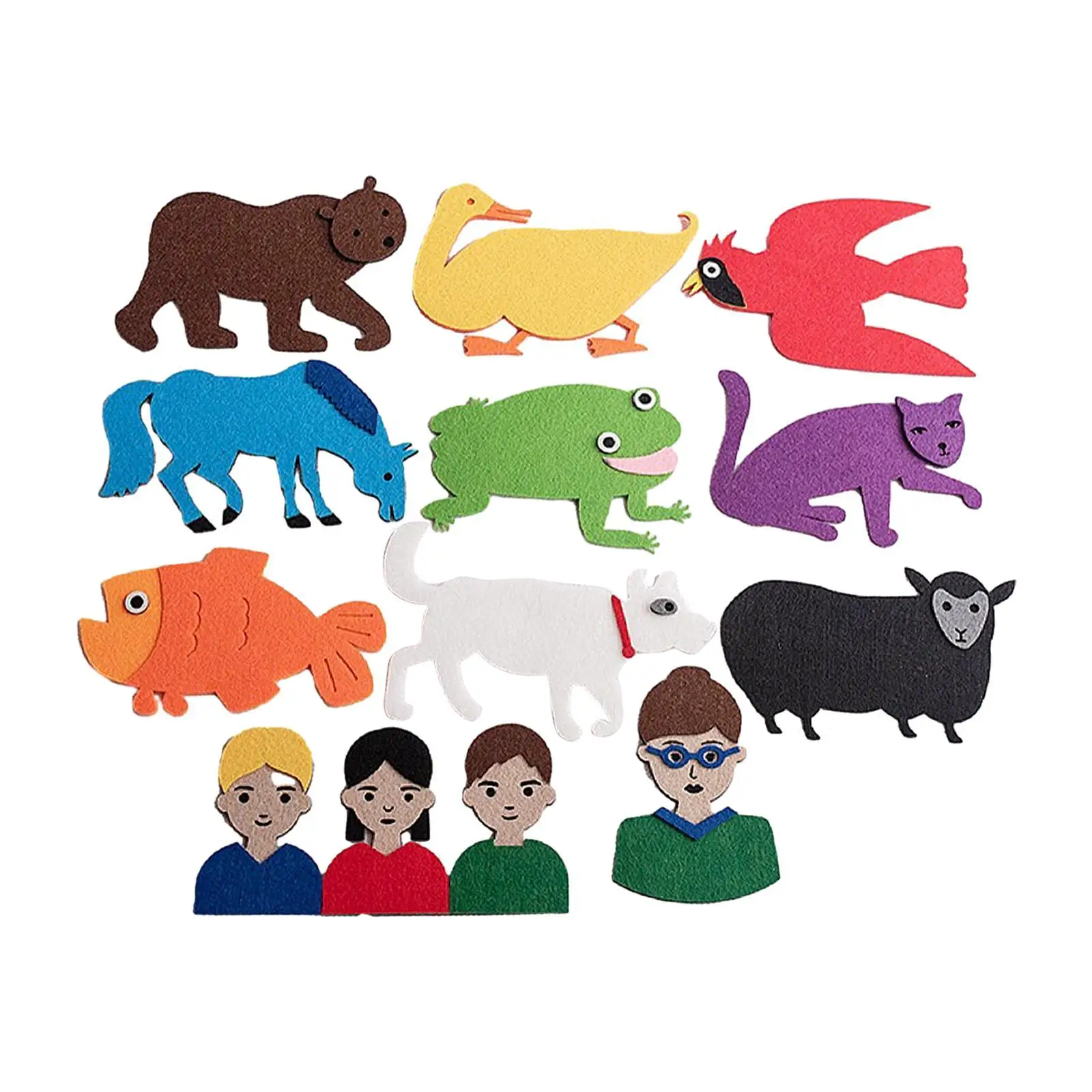 

Felt Board Figures Themed Storytelling Figures for Baby Preschool Boys Girls