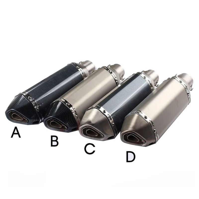 Motorcycle Modified Exhaust Pipe Suitable For Fuxi Kawasaki Large Displacement Racing Hexagonal General Motorcycle Exhaust Pipe