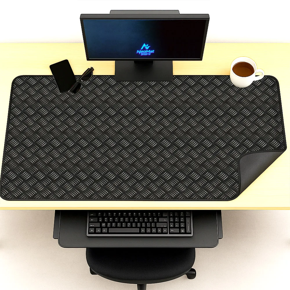 

Black Mousepad Desk Office Accessories Computer Carpet Game Table Mat Large Gaming Mats Custom Mouse Pad 1800mm 1600mm 600mm