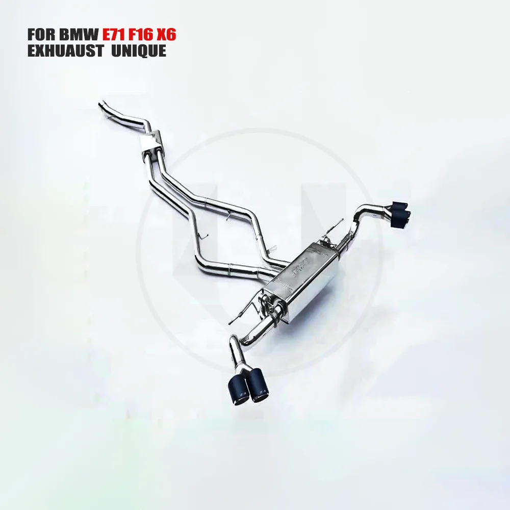 

UNIQUE Stainless Steel Exhaust System Performance Catback is Suitable for BMW E71 F16 X6 Car Muffler