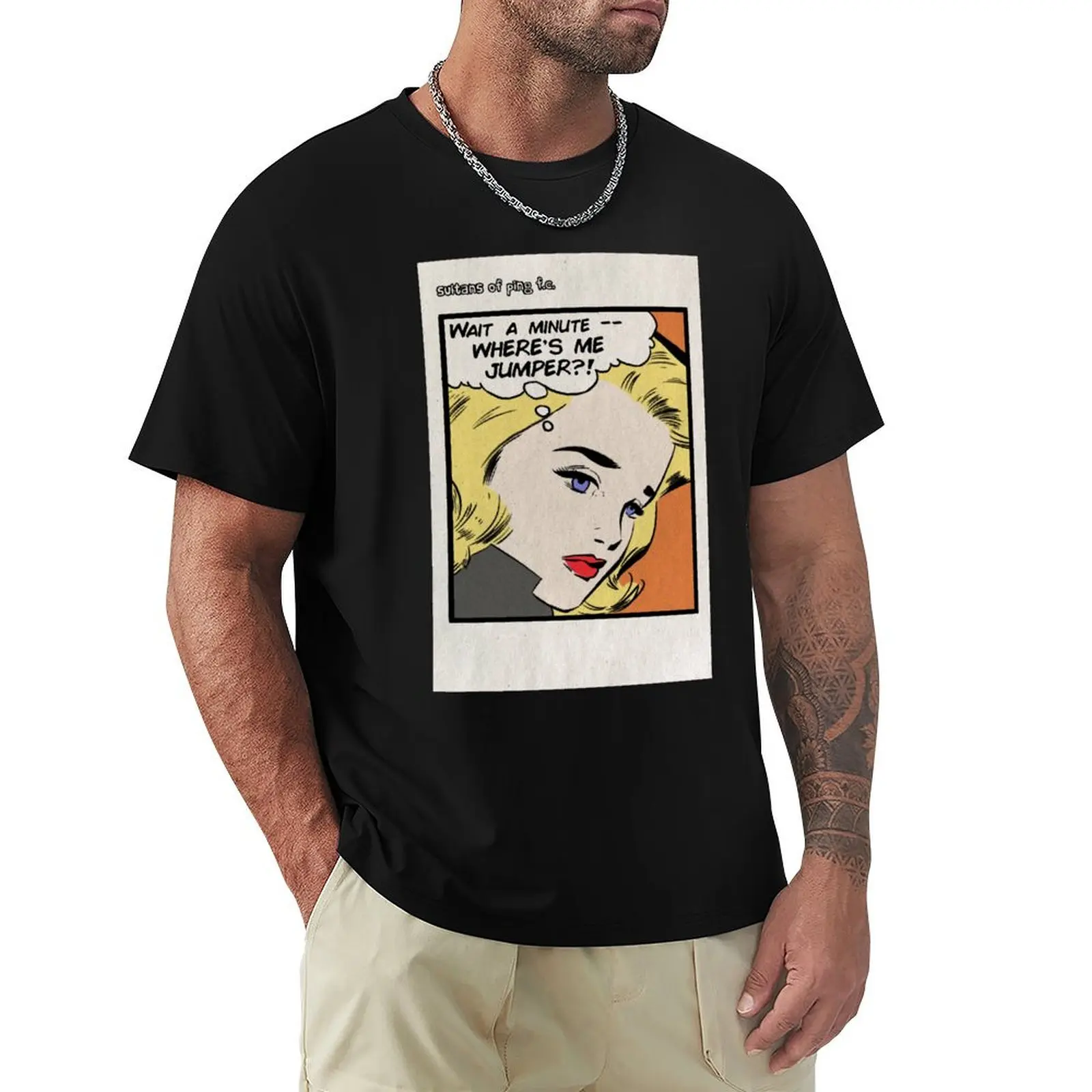 

Where's Me Jumper - Sultans of Ping T-Shirt Utility Work Short Sleeve Top