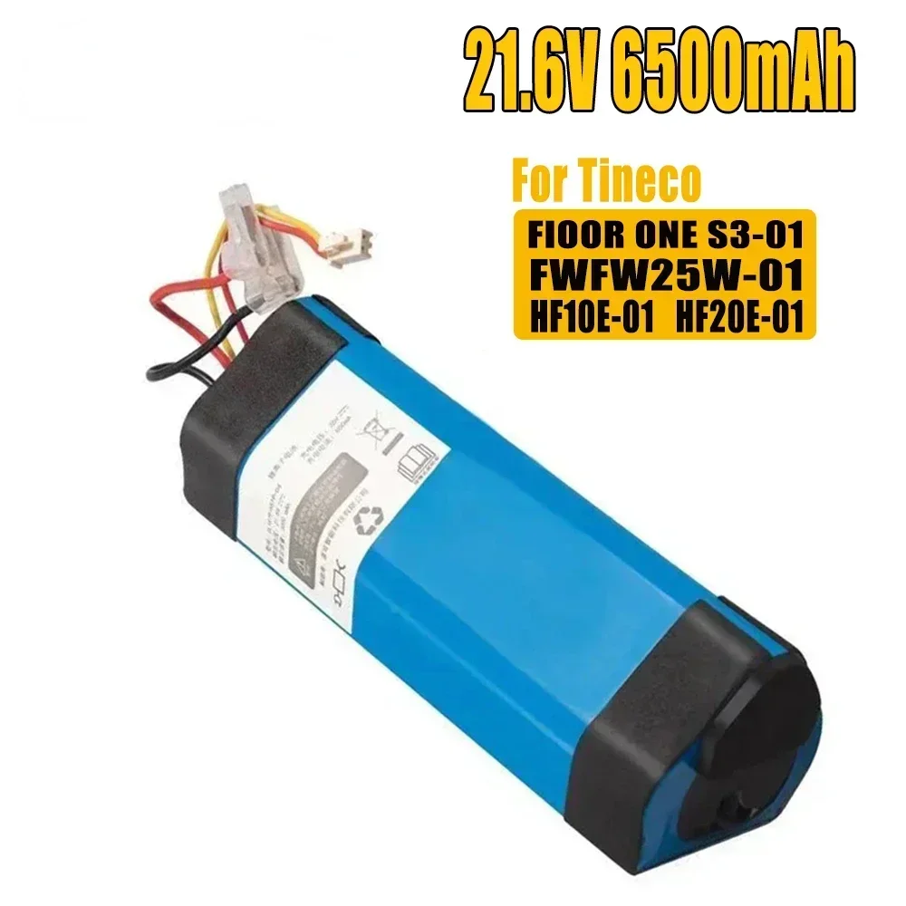 6800mAh Battery-100% Original for Tineco FLOOR ONE1.0,FW25M-01,FW25W-01,FW09010ECN, HF10E-01,HF20E-01,S3-01Vacuum Cleaner