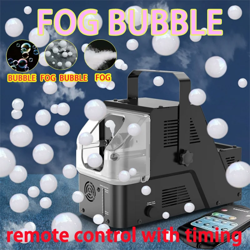 3-in-1-Blasen-Nebelmaschine, Rauchblasenmaschine für drinnen und draußen, Halloween, Weihnachten, Party, Hochzeit, Geburtstag, Foto