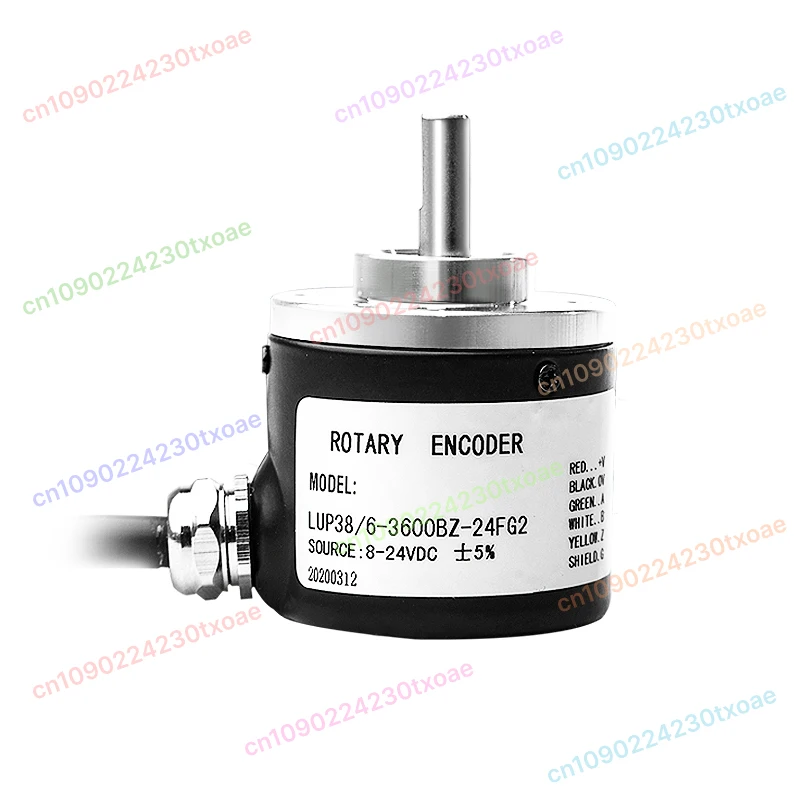 

Photoelectric Incremental Encoder LUP38/6-3600BZ-8-30TG2, 3600 Pulse Replacement for Omron Rotary Encoder