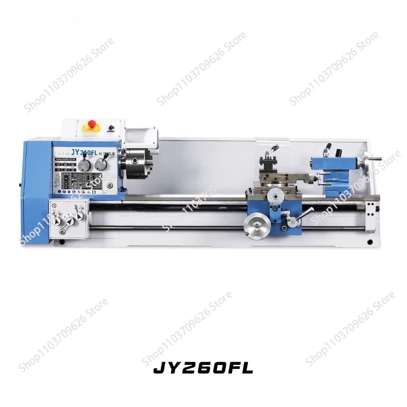 260fl High Precision Household Small Lathe Desktop Machine Tool Multifunctional Teaching Metal Lathe JY260FL