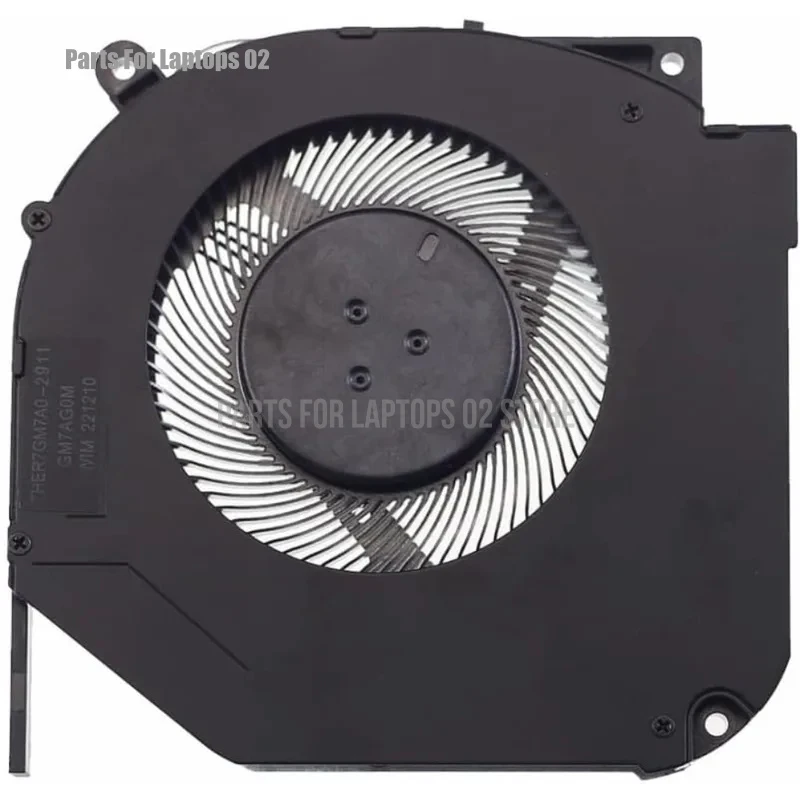 Pp Laptop CPU Cooling Fan EGC-80111S1-0AH DC5V 2.5W 4-Pin for Schenker XMG Neo 15 Gaming THER7GM7A0-2911 GM7AG0M