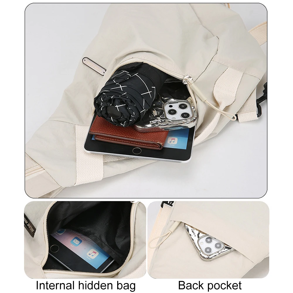 

1PCS Crossbody Sling Bag Backpack for Men & Women, Convertible Shoulder Bag Waterproof Chest Bag for Daypack Travel Hiking