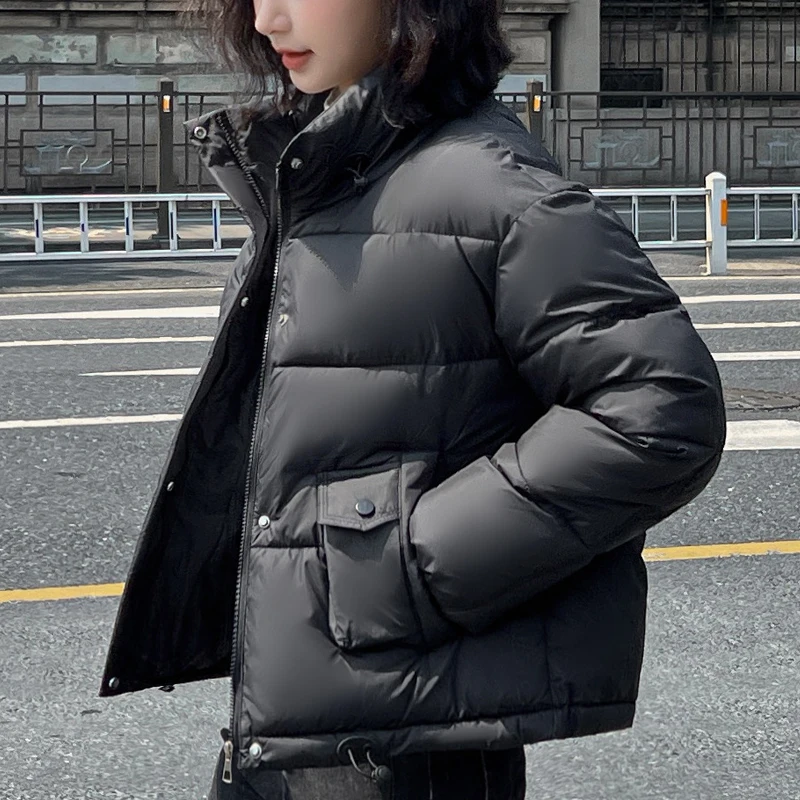 

Winter Short Coats Woman Parkas 2024 Fashion Loose Thick Warm Women's Jackets Winter Oversize Outerwears