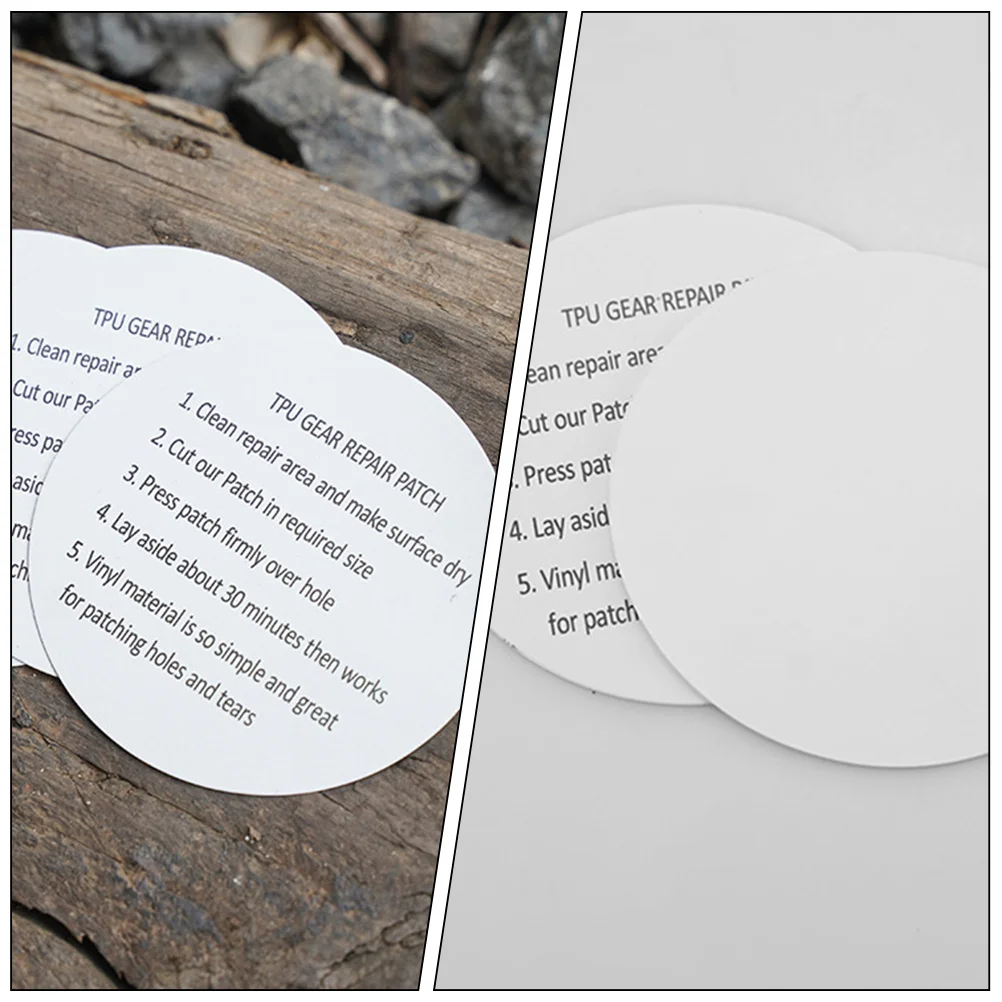 

5 шт. водонепроницаемых ремонтных патчей из ТПУ для надувных кругов, каяков, палаток, дождевиков, лодок, надувных матрасов, герметичные, прочные