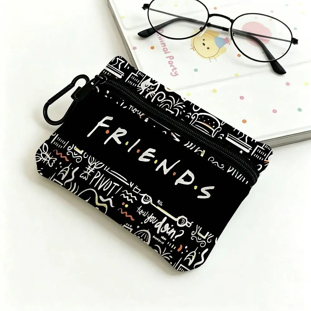 Classic F-Friends Series TV Wear-resistant Oxford Cloth Coin Purse Portable Backpack Hanging Card Storage Bag view 5