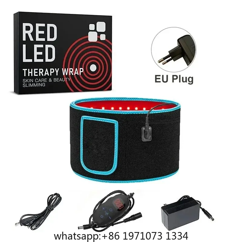 Infrared Light Therapy Belt 850nm 660nm Red Lamp Therapy LED For Back Pain Relief Burn Fat Slimming Waist RED Light Wrap Belt view 6