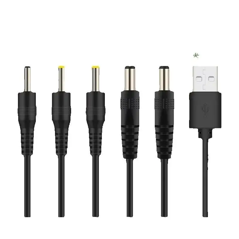 USB to DC 3.0X1.1mm 2.0*0.6mm 2.5*0.7 3.5*1.35mm 4.0 1.7 5.5*2.1mm 2.5mm 5V DC Barrel Jack dc Power Cable Connector 0.25m 1m 2m