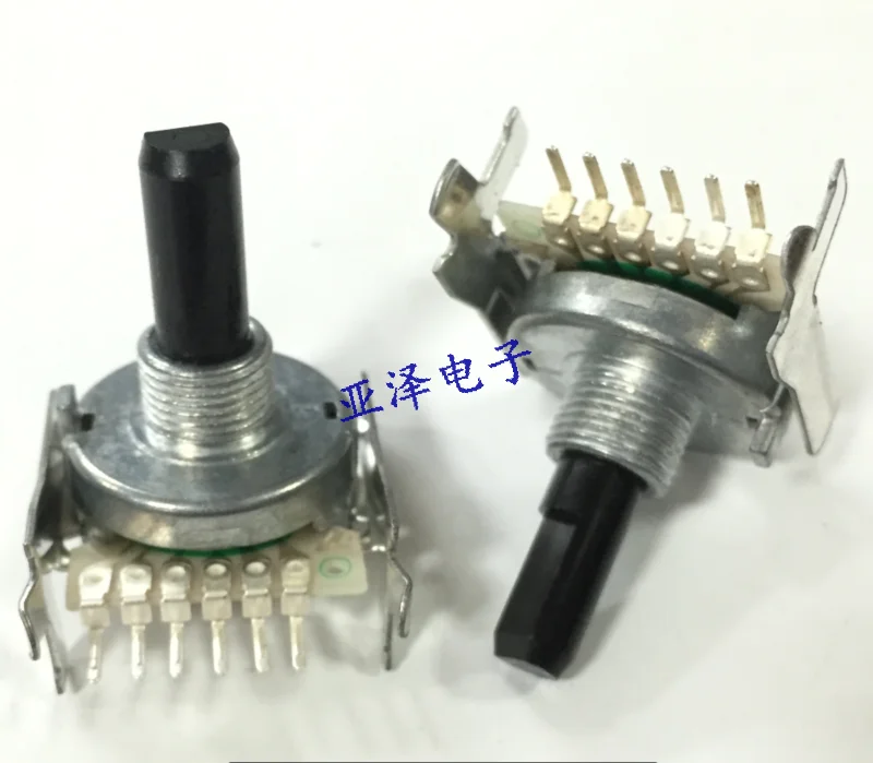 

Japan NOBLE SDB161EPH20F-1-5-24-24PC encoder potentiometer 24 positioning 6-pin position 20 axis length