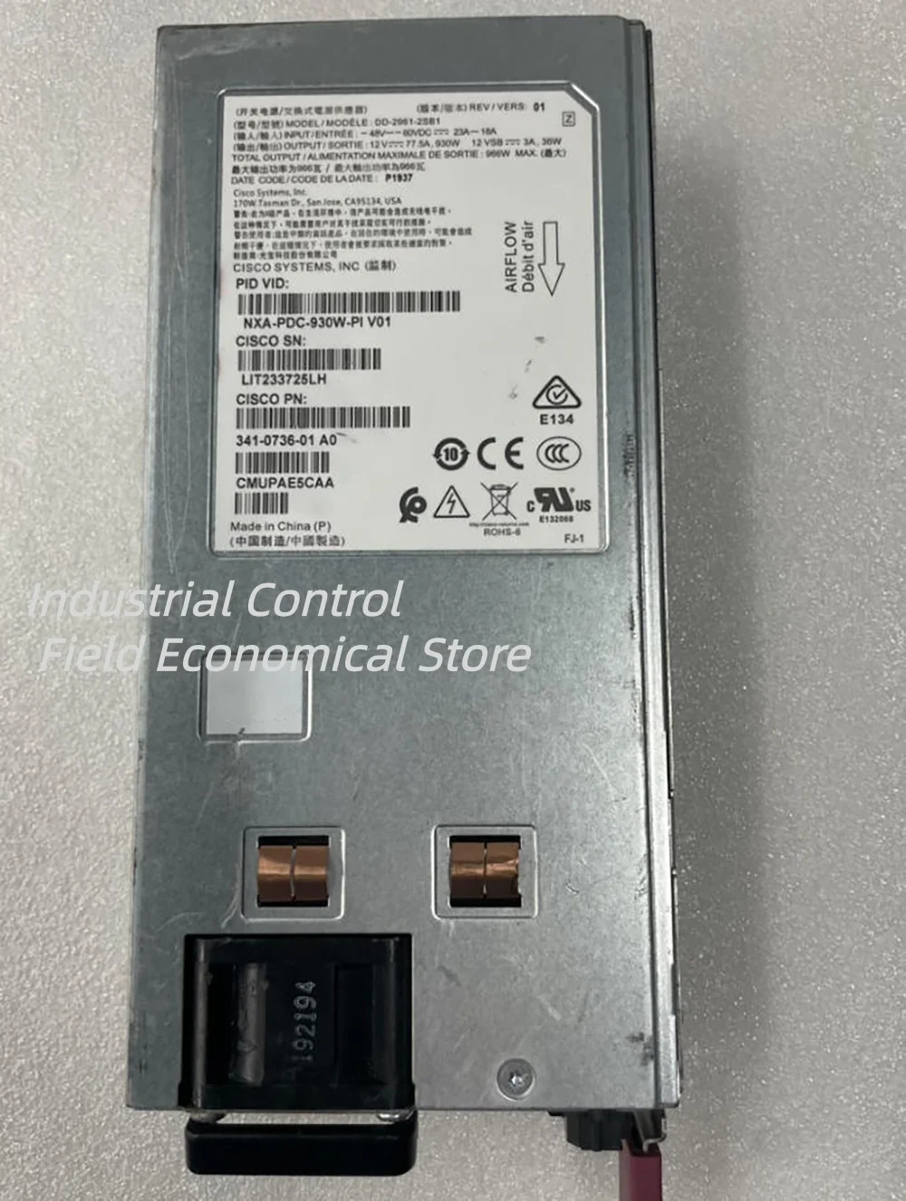 

NXA-PDC-930W-PI V01 341-0736-01 power supply