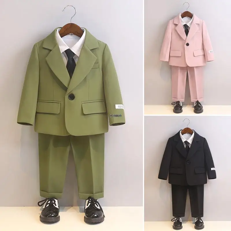 

Boys Beautiful Photography Suit Baby 1Year Birthday Costume Children'S Day Performance Ceremony Suit Kids Formal Wedding Dress