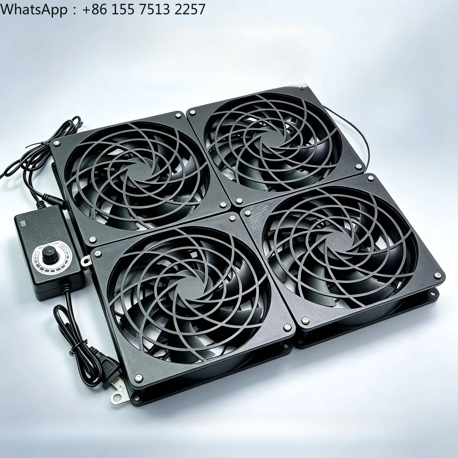 14CM fan large air volume exhaust indoor ventilation cabinet computer host cooling adjustable speed screen window flower stand