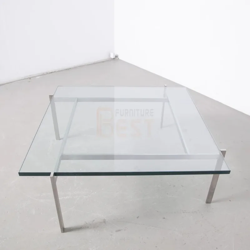 Nordic classic coffee table, side table stainless steel metal creative, table