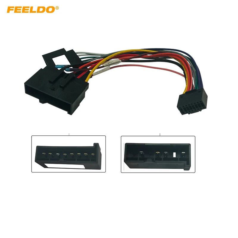 

Автомобильный аудио жгут проводов для Ford Mondeo 04-07, послепродажный 16-контактный CD/DVD-радио, стереоустановка, проводной адаптер