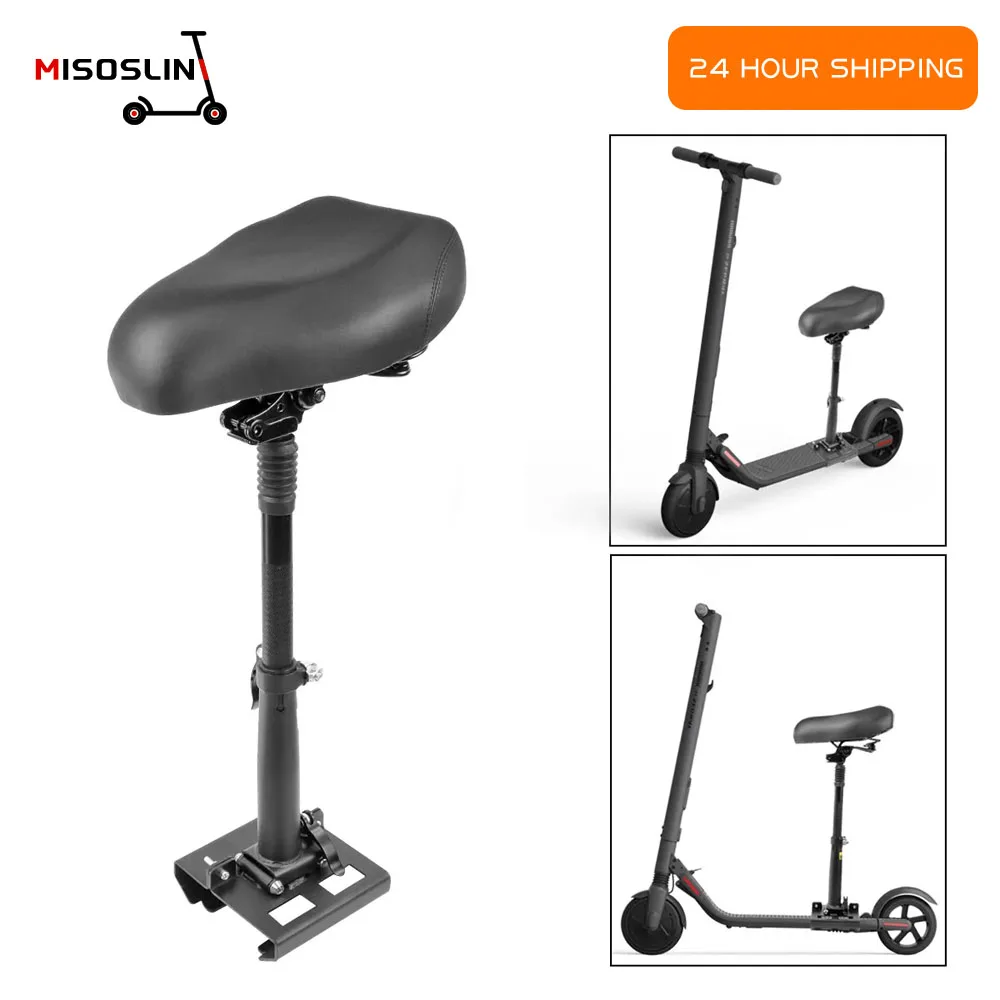 Electric Scooter Height Adjustable Cushion Chair Seat For Segway Ninebot ES2 Saddle Foldable Absorbing Shock Seating Accessories