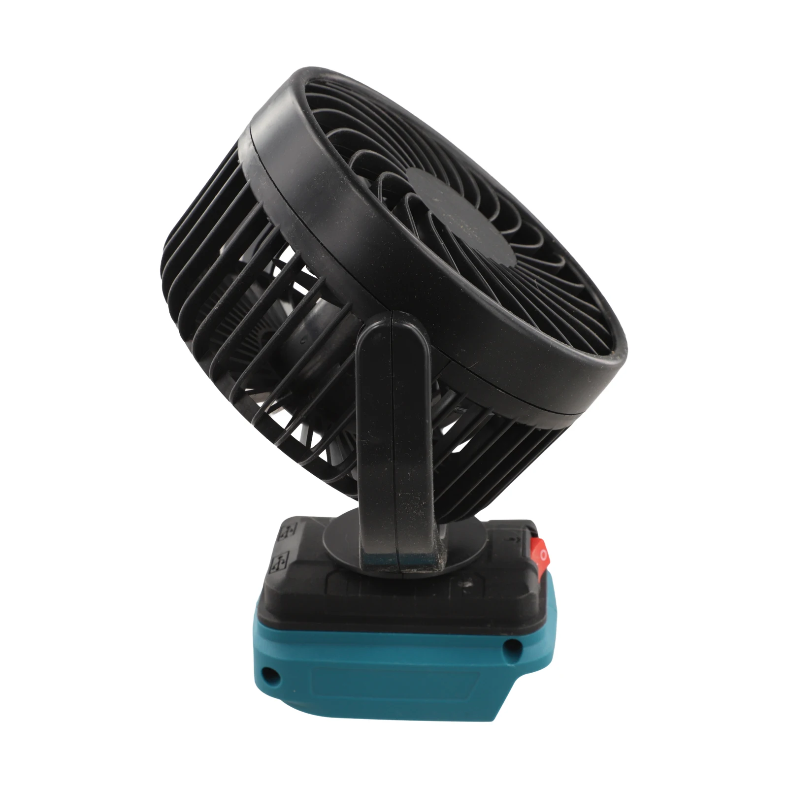 Wireless Fan 21V Lithium For Battery 5 Inch Portable Strong Airflow For Outdoor Camping Stall Office Table Cooling Tool Black