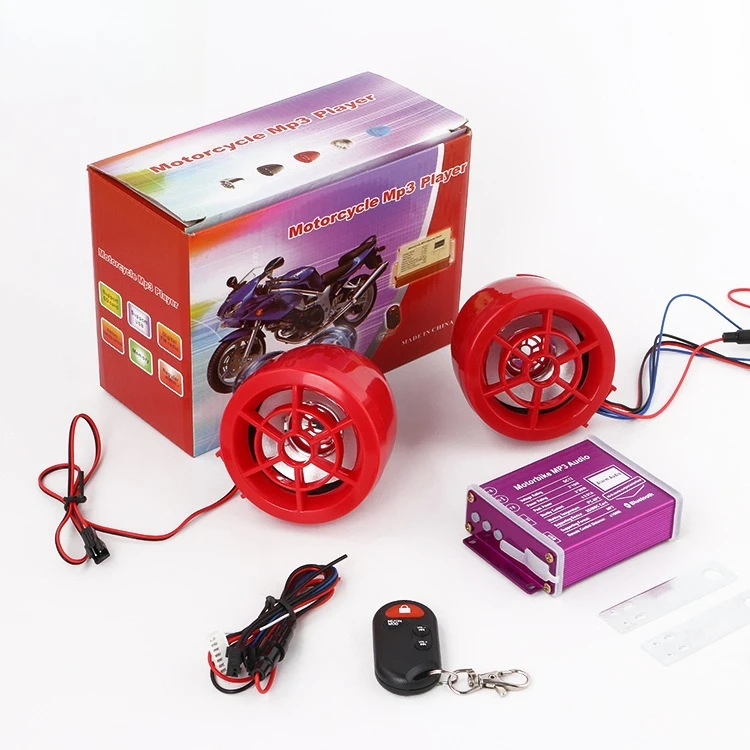 

Motorcycle Audio MP3 Anti-theft Alarm Bluetooth Waterproof Audio Motorcycle Anti-theft Device