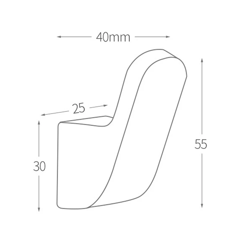 Colgador de bolsas de ropa de aleación de aluminio, ganchos de almacenamiento de cocina, gancho de toalla para accesorios de baño