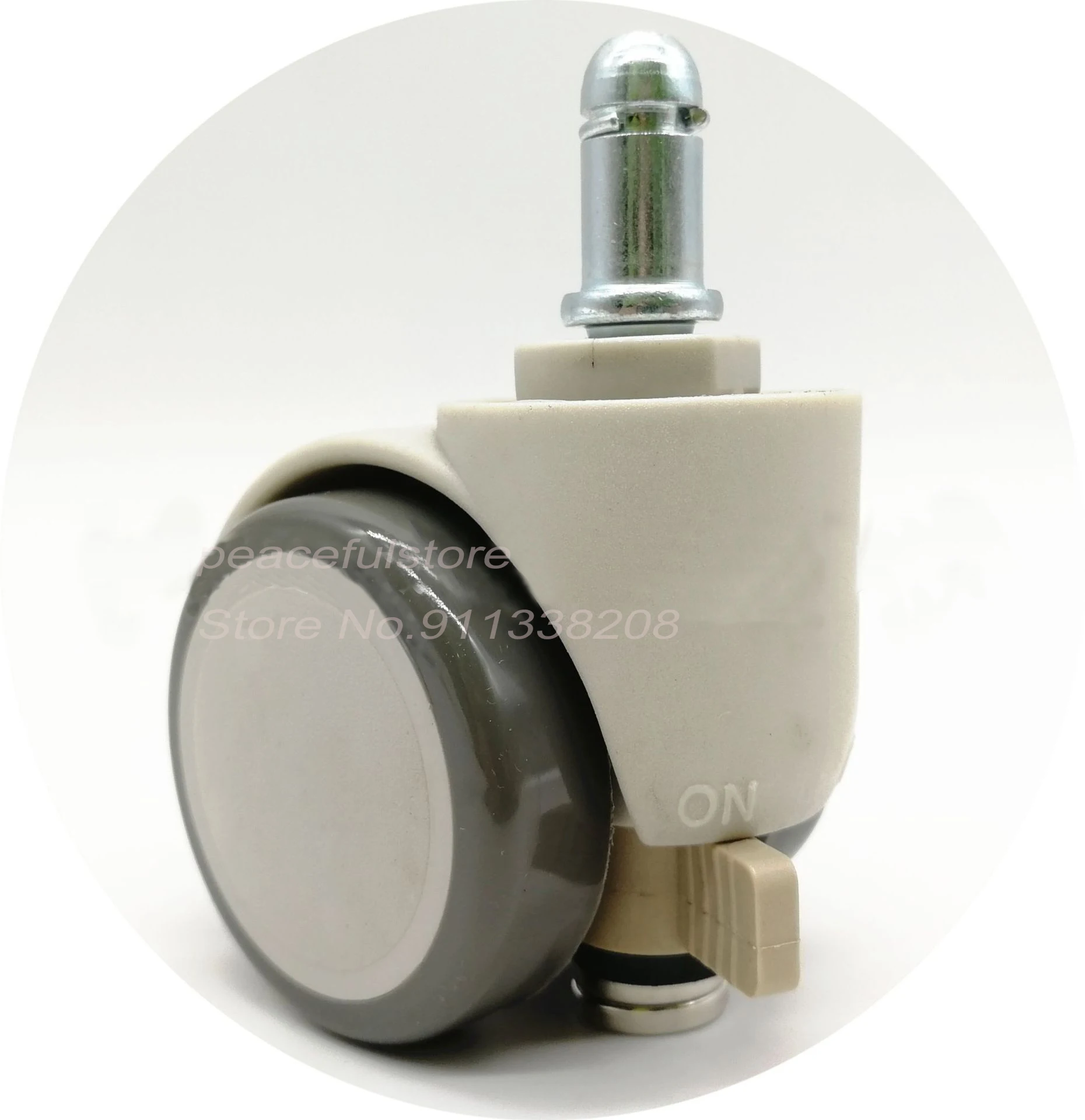 5PCS Clip-type 2 Inch Gravity Manual Locking Brake Sliding Wheel For Gaming Child student Computer ChairFurniture  Accessory