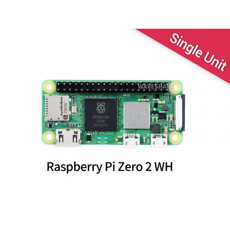 Makerseek & Waveshare Raspberry Pi Zero 2 WHC Package C[21058]【Цена без стоимости доставки】