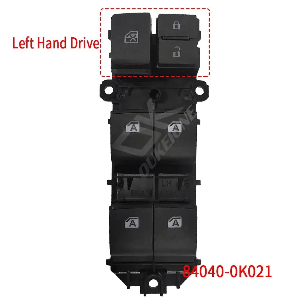 For Toyota Fortuner Hilux 4Runner Truck Innova Kijang ZACE 2015 2016 2017 2018 Front Left Electric Window Switch Car Accessories