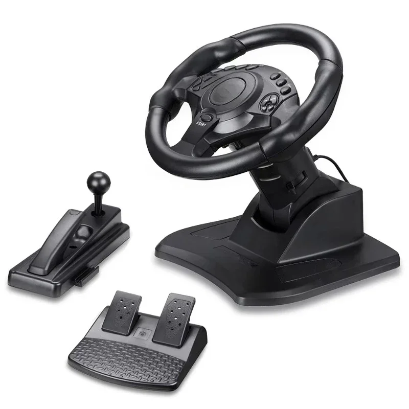 Joystick Racing Steering Wheel For 7 Platforms Simulated Driving Controller For Video Game