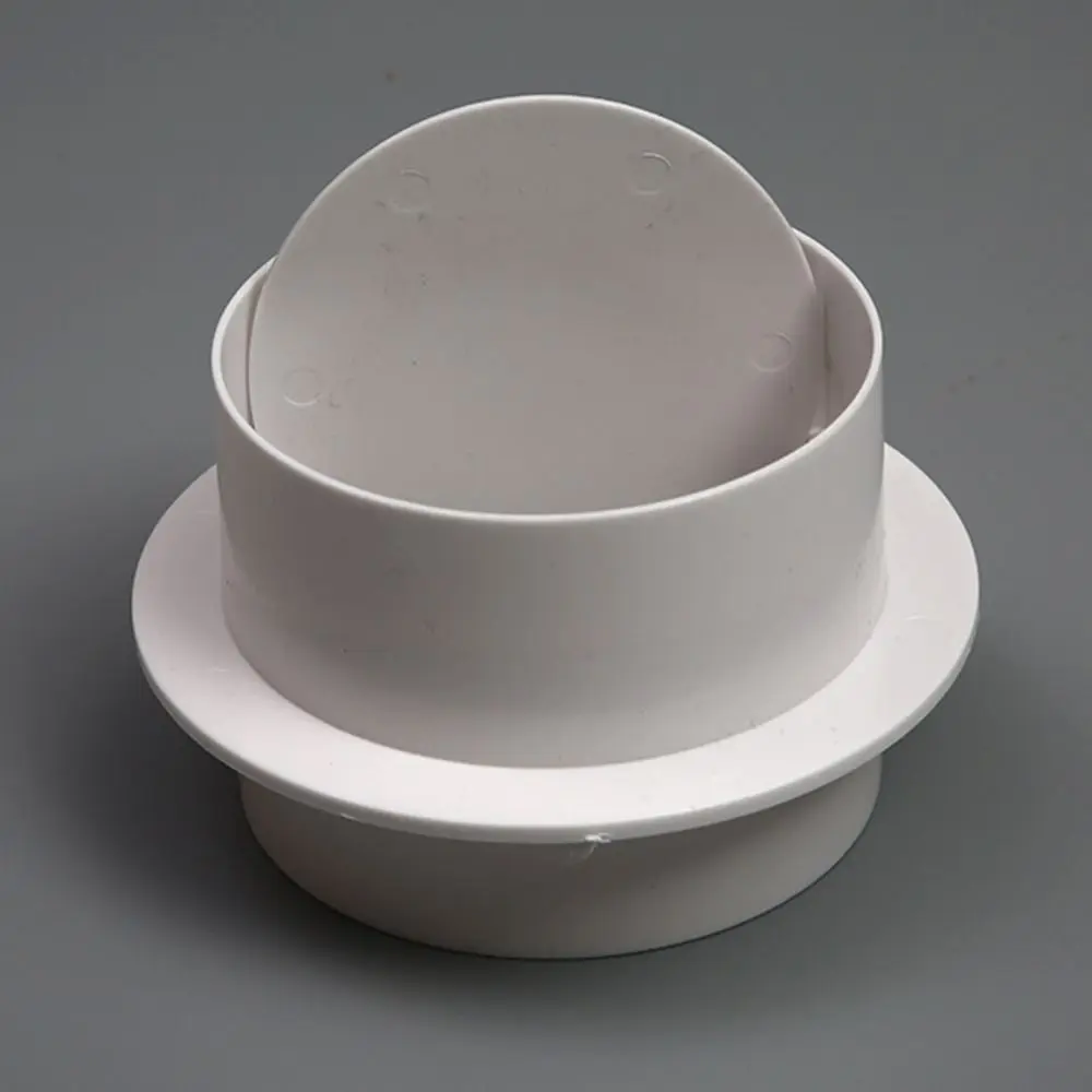 New Plastic Pipe Check Valve Round 80/100/110/150/200mm Pipe Draft Blocker Exhaust Fan Hose Proof Valve Kitchen