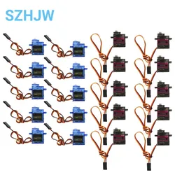 10pcs Mini Micro 9g 1.6KG Servo SG90 MG90S for arduino RC 250 450 6CH For Helicopter Airplane Aeroplane Car Boat