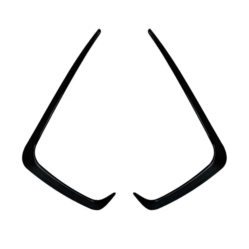 

Car Front Bumper Spoiler Splitter Fog Light Spoiler Cover Trim For Subaru WRX STI VA 2014-2016 Bright Black