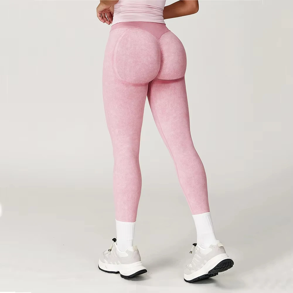 Yogabroek impacto-legging dames naadloze sportyogabroek hoge geribbelde ginástica fitness treino wear scrunch bum-legging
