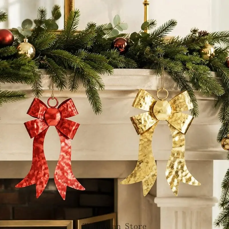 Montagefreie Weihnachts-Schleifenverzierung für den Weihnachtsbaum Innenbereich, 3 x – Detail 3