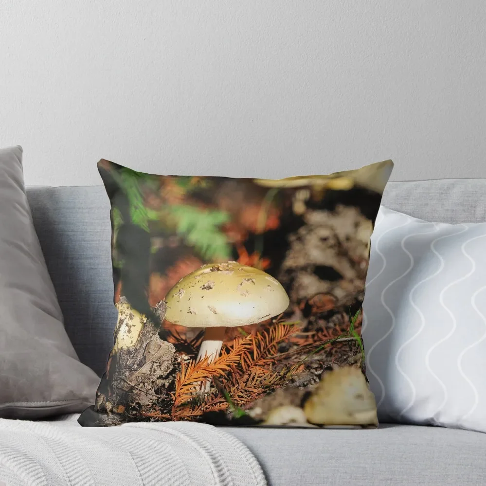 

Mushroom in the Woods Throw Pillow Sofa Cushions Cover Cushions Home Decor