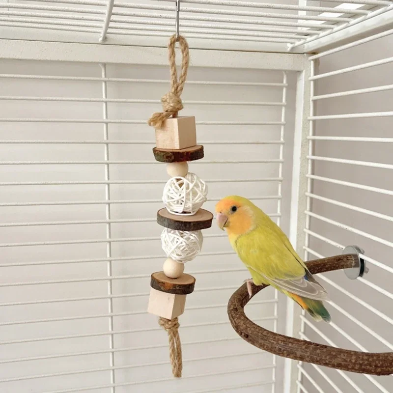 Interactively Bird Molar Toy Help Maintain Healthy Beaks & Provide Extended Fun Safe Materials Perfect for Parrots Bird